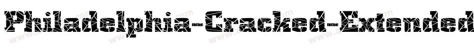 Philadelphia-Cracked-Extended Normal字体转换